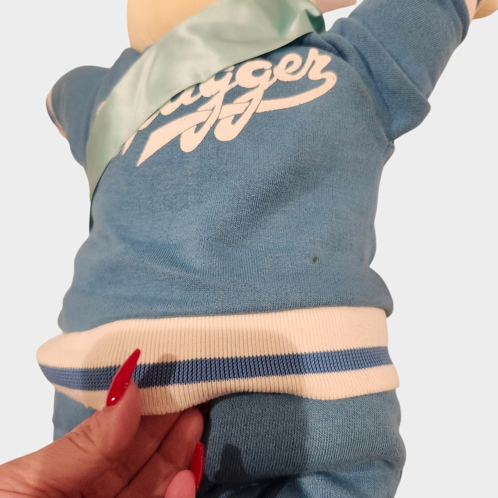 Vintage Xavier Roberts "Little People" Boy Doll 1981 New Year Blue Slugger 21" - Picture 12 of 15